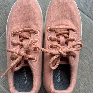 Allbirds women’s wool runners - light pink/coral